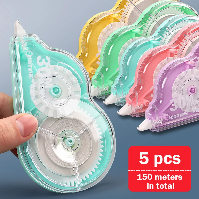 

300 Meters Supplies Cute Kawaii Solid color High capacity Tape Schoo Office White Out Corrector Student Kids Gifts Stationery
