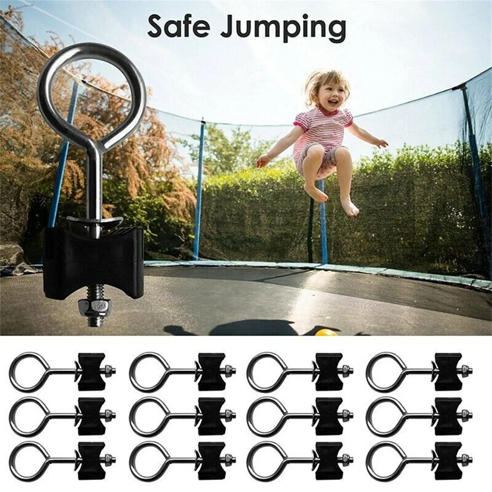 

Trampoline Screws Trampoline Replacement Screws Galvanized Square Head Steel Jump Bed Stability Tool Trampoline Accessories