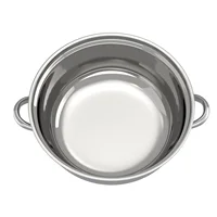 Casserole vapeur en acier inoxydable à 3 niveaux, couvercle transparent, poignées résistantes à la chaleur, compatible avec les cuisinières à gaz, à induction et électriques 5