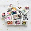 10Pcs Hot Sale Food Grade Transverse Printing Silicone Beads Pacifier Chain Beads For Jewelry Making DIY Accessories 4