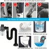 1PC Washbasin Drain Pipe Insect Proof Odor Proof Blockage Proof And Leak Proof Water Dispenser Washbasin Drainage Pipe 4