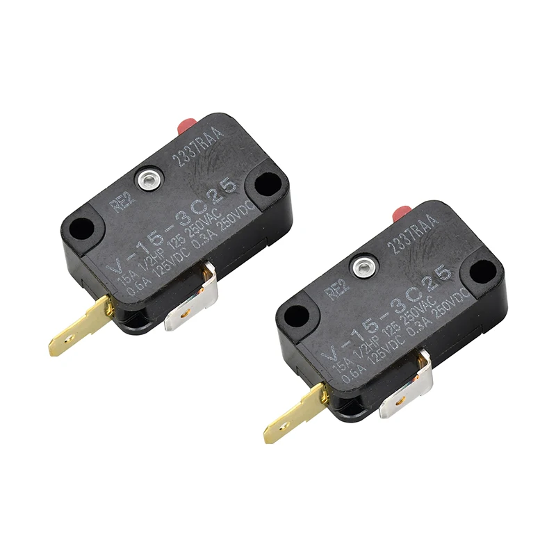 2PCS microwave door switch SZM-V16-FA-63 SZM-V16-FD-63 28QBP0497 D3V-16G-3C25 WB24X10076 for LG GE Microwave Oven