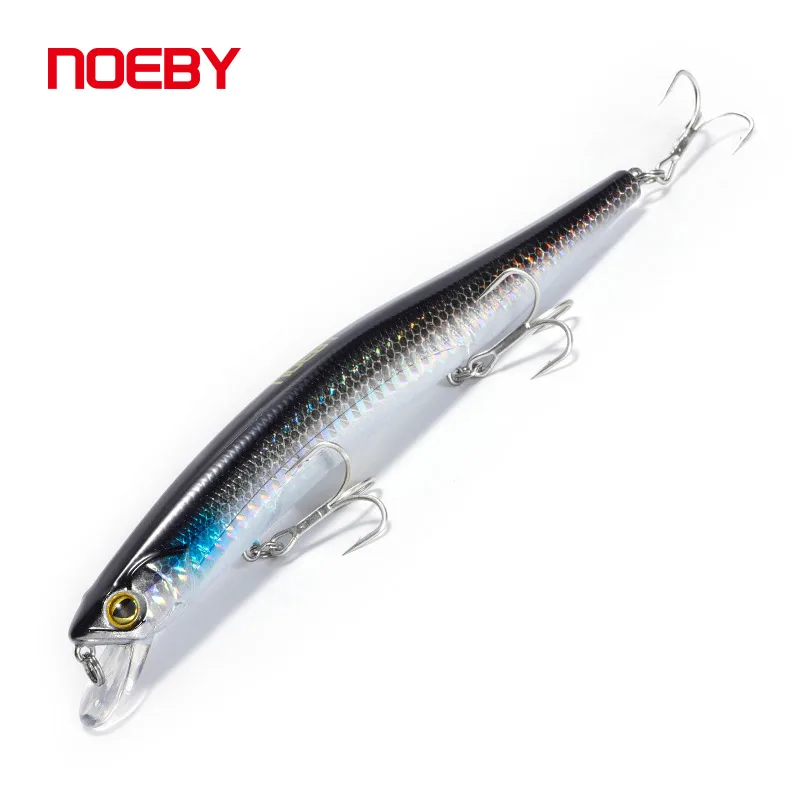 

NOEBY Floating Minnow Fishing Lure 150mm 23g Long Casting Slim Lance Hard Bait Artificial Wobblers Pike Bass Fishing Tackle