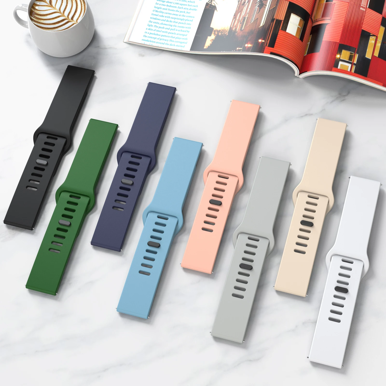 Sport Replacement Wristband, 22mm Band
