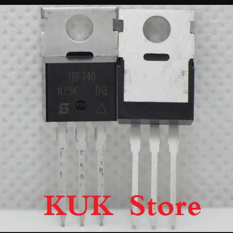 20Pcs IRF740 Irf 740 Power Mosfet 10A 400V TO-220 US Stock t