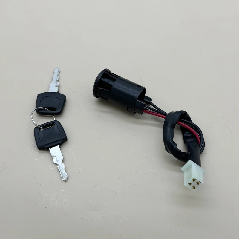Motorcycle Ignition Switch Key With 4 Wires Start Switch Door Locks For ATV Suzuki Honda YAMAHA 50cc-250cc 1pcs motorcycle ignition switch,motorcycle switch,motorcycle key,electric door lock