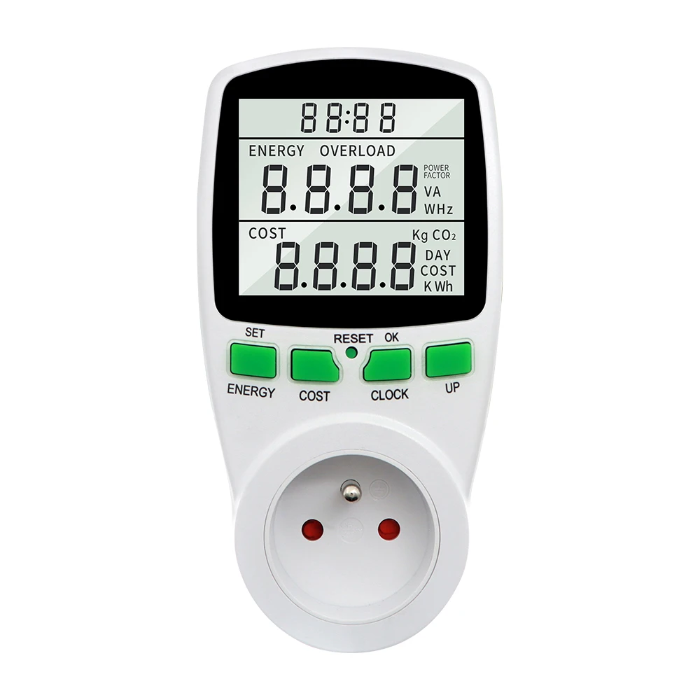 Universal LCD Power Meter Socket Electric Tester & Energy Analyzer