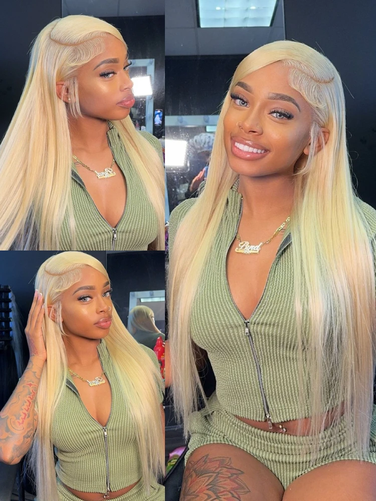 613 Blonde 13x4 13x6 360 Hd Lace Frontal Wig Brazilian Bone Straight Lace Front Wig 613 Color Human Hair Wigs On Sale Clearance