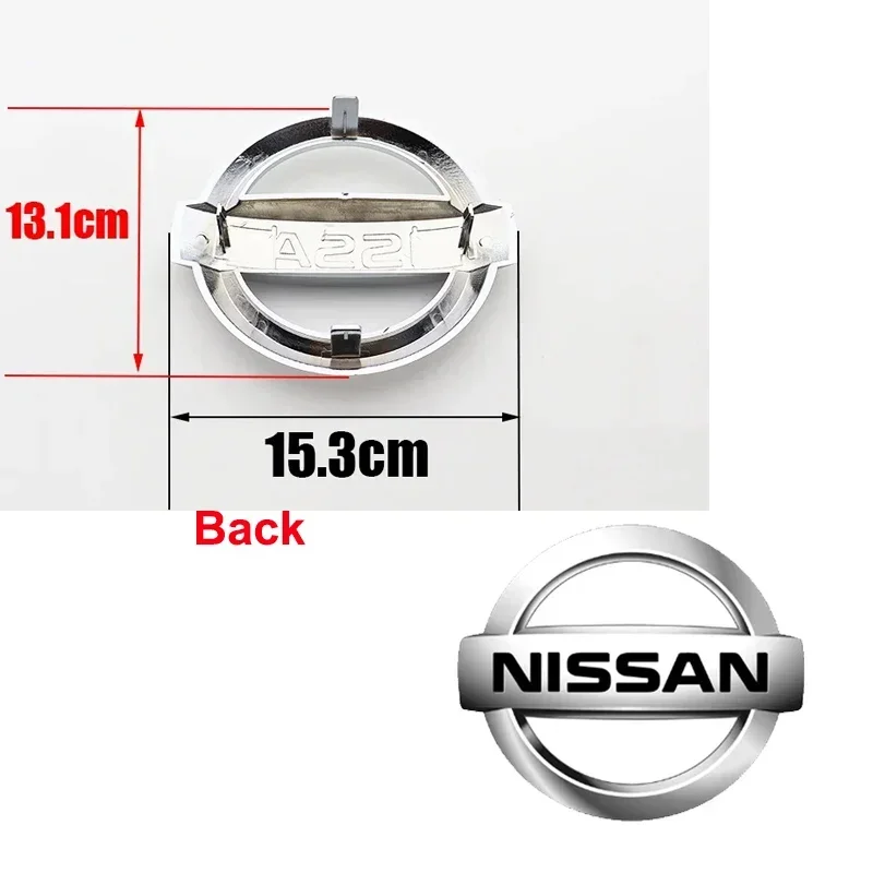 thumbnail image 1 of Emblema con logotipo delantero y trasero de ABS para Nissan Qashqai X-Trail Kicks Navara Juke Leaf Micra Patrol Maxima Murano Ulsar Altima Teana, 1 of 5