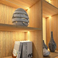 แถบไฟ LED ใต้ไฟตู้ขนาด6x9มม. DC12V ไฟแบบฝังอลูมิเนียมปลอกซิลิโคนแบบฝังในตัวชั้นวางของแสงไฟที่ซ่อนอยู่ 3