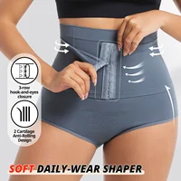 Femmes sans couture taille haute Cincher culotte slips forte Compression Faja Shaperwear ventre contrôle corps Shaper ventre façonnage 4