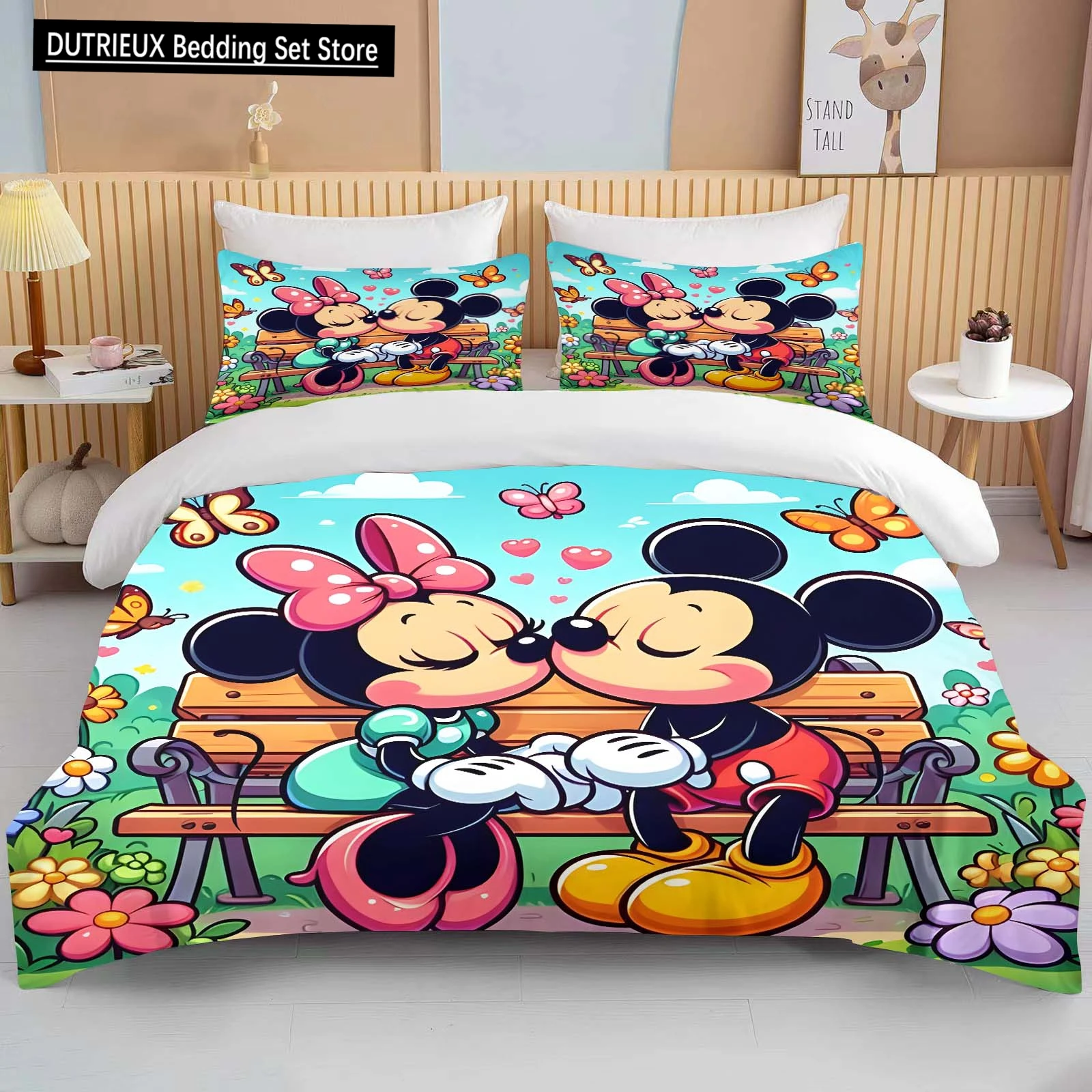 Mickey Minnie Bedding Set 4