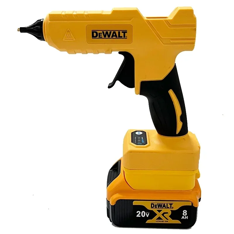 디월트 휴대용 무선 전기 글루건 수리 DIY 도구 핫멜트 용접 열풍기 20V 배터리용 화상방지 노즐