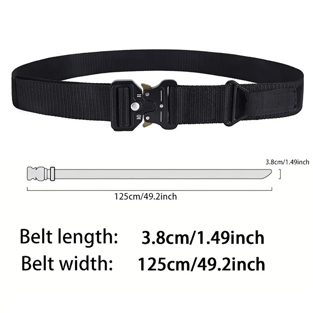 Men's Belt Outdoor Multi Function Belt High Quality Canvas For Nylon Male Luxury Belts Women's Sports Jeans Belt Neutral Belts
