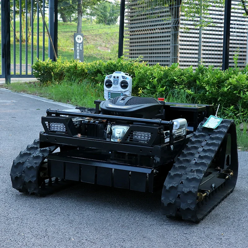 Customized New Design Remote Control Robot Lawn Mower Multi Purpose Rc Lawn Mower For Farmer 4