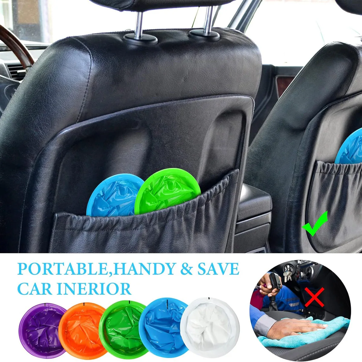 Vomit Bags Throw Up Bags Disposable 1000ml Puke Nausea Leak Resistant Emesis Aircraft Car Sickness