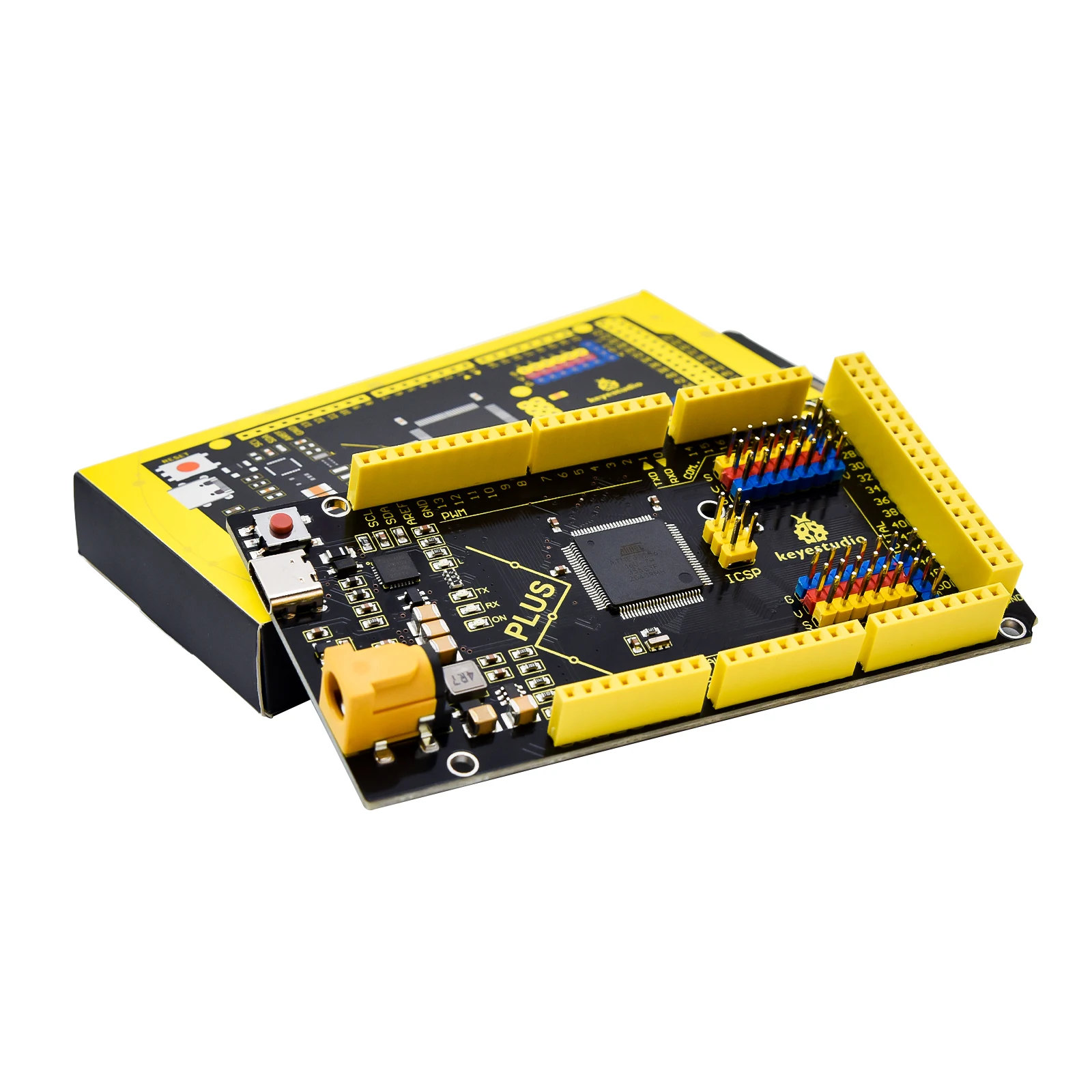 Keyestudio Atmega2560-16Au 2560 Plus Controller Mega Board + Usb Cp2102 Usb A Ttl Chip Compatibile Con Arduino Mega 2560 Rev3