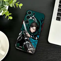 Levi Ackerman Black Soft Phone Case - Premium Attack On Titan Design - Samsung S21lite (Z1)