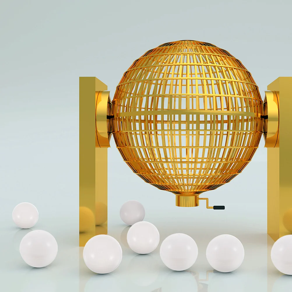 40 Pcs Lottery Balls Hollow Spheres Openable Raffle Drawing Balls Lightweight Bingo Entertainment Game Reusable Pvc White