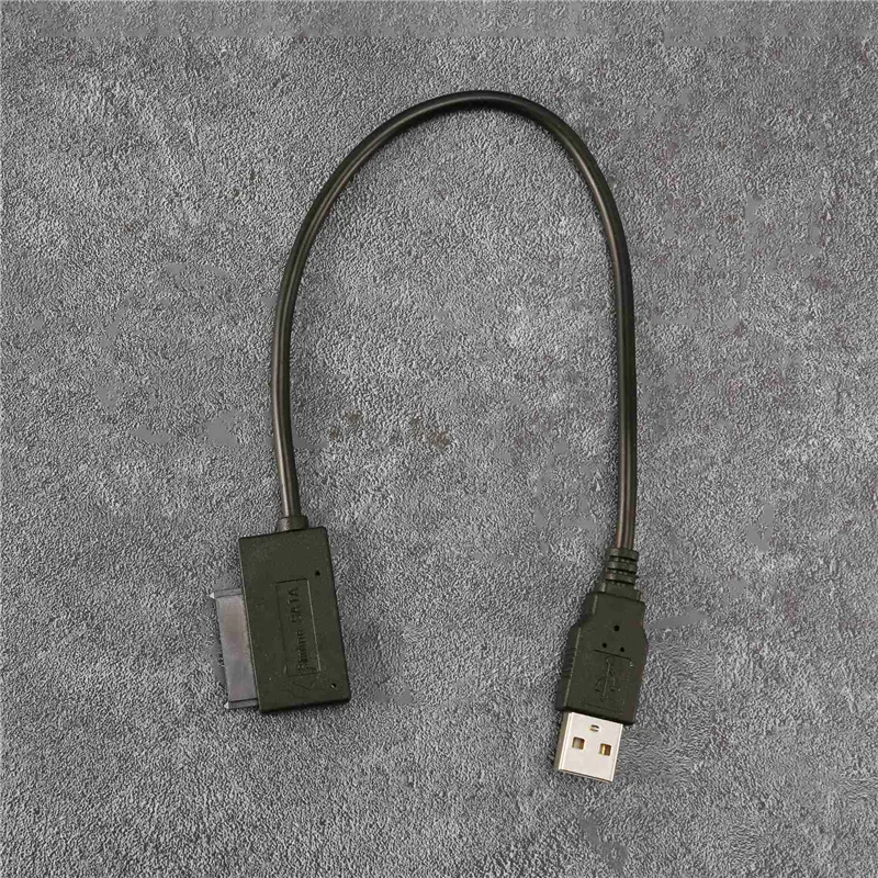 SUNRI-4X USB 2.0 미니 Sata II 7+6 13핀 어댑터 변환기 케이블 노트북 CD/DVD ROM 슬림라인 드라이브
