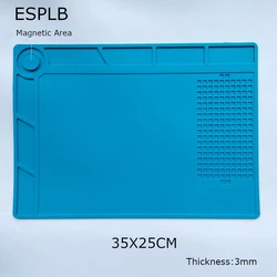 Heat-Resistant Silicon Soldering Mat - Durable Insulation Work Pad (E-3)