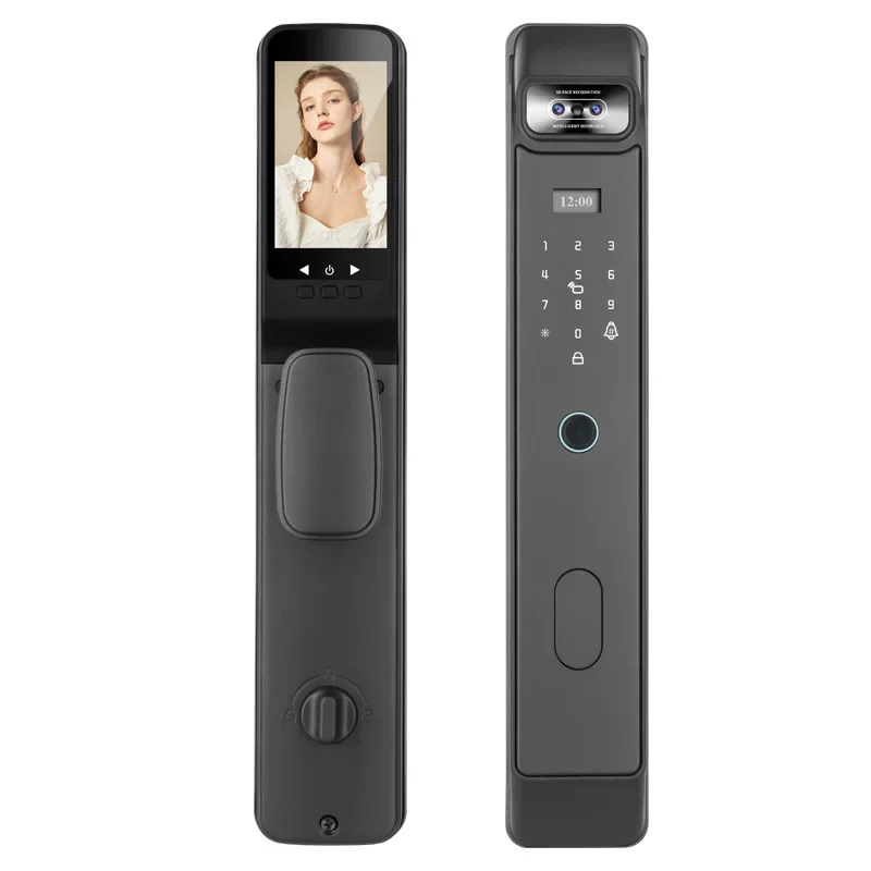 Fingerprint Lock 3D Face Recognition Smart Door Lock WIFI APP Remote Control Home Security Gate Electronic Door
