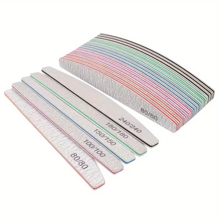 thumbnail image 2 of 180 Grit Sandpaper Sheets Dual Ended Nail Cuticle Pusher Cuticle Cutter Self-Adhesive Sandpaper For Keratinizer Slant Heads Nail Art Pre Polishing Sandpaper Nail And Foot Salon Home Sandpaper 2 of 9