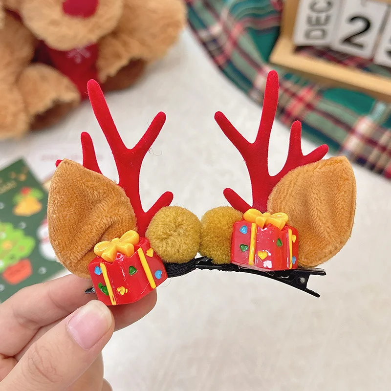 Gift box red antlers