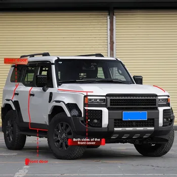 Car Door, Dashboard, Tailgate, and Engine Hood Rubber Seal Strips – Soundproofing Accessory for Land Cruiser LC250 2024-2025