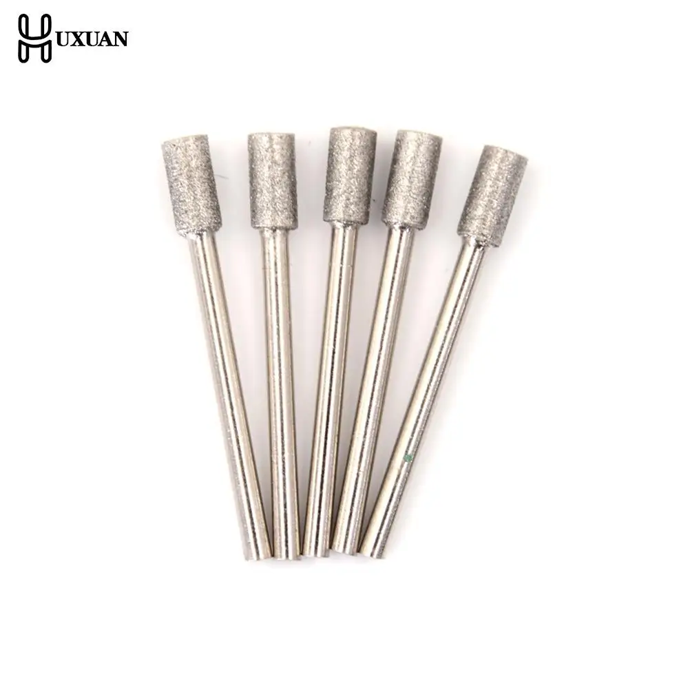 

5PCS Diamond Chainsaw Sharpener Burr Stone File Chain Saw Sharpening