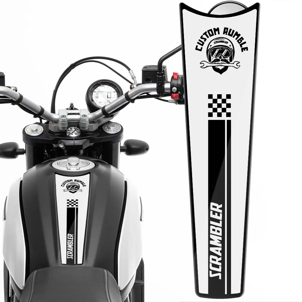 Protección Para Depósito De Gasolina De Moto | Pegatina 3D De PVC En Rojo Y Negro | Almohadilla Antideslizante Y Resistente Al Agua | Universal