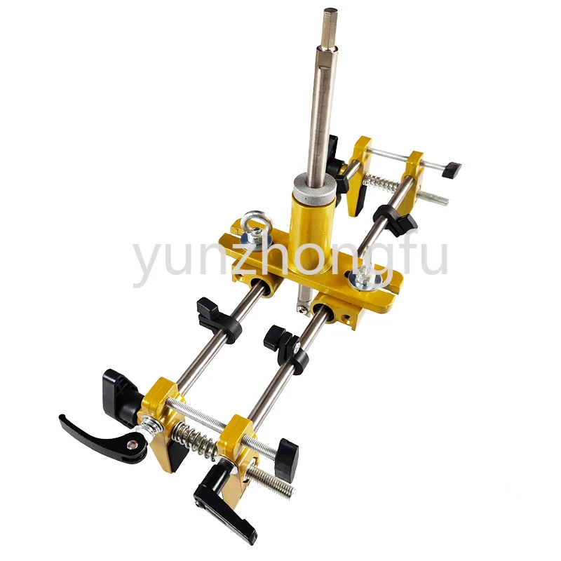

Solid Wood Door Opener Locksmith Woodworking Door Lock Mortiser Installation Mortising Jig Tool with 3pcs Blades