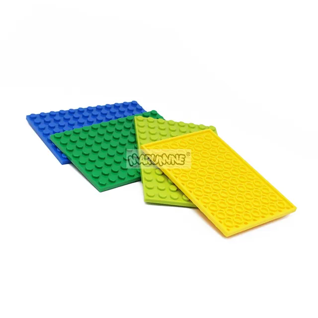 MARUMINE 8x12 MOC Plate 5PCS Building Block Baseplate Create Classic MOC Base Classic Bricks Construction Educational Toys 4