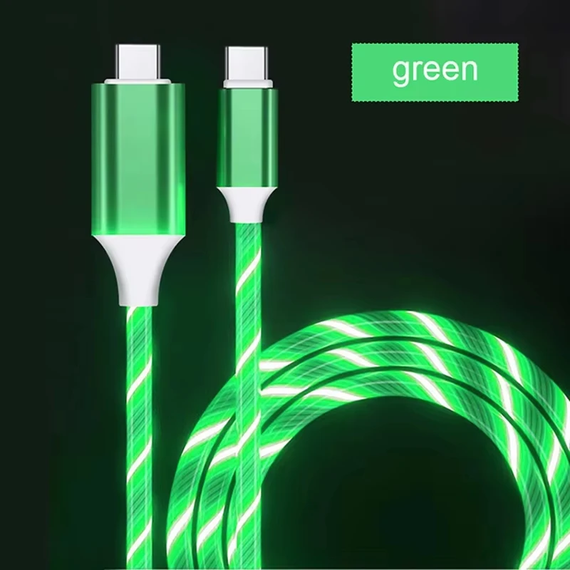ตัวเลือกสินค้า สายชาร์จเร็ว USB-C 60W พร้อมไฟ LED ใช้ได้กับหลายแบรนด์