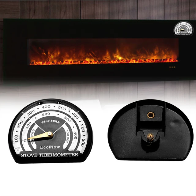 Magnetic Stove Thermometer, Oven Temperature Meter, Wood Burner