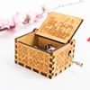 Mini Music Piano For Game of Thrones，Merry Christmas, Happy Birthday,Castle in the Sky，Wooden Manual Music Box For Game of Power 4
