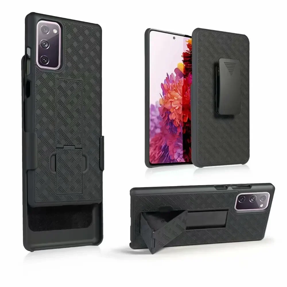 2in1 Armor Shockproof Case for Samsung Galaxy S25 S23 S22 S21 Plus S24 Ultra S21 S10 S10E S9 Sport Waist Belt Clip Phone Cover 4
