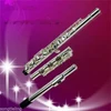 New Silver plated 16 opened and closed hole flute C key +E