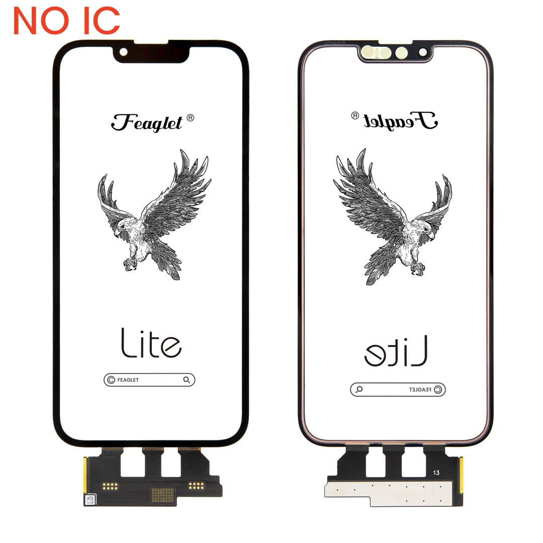 3Pcs Feaglet For 13 mini 13pro 12promax 11 12 Pro 11Pro Max NO IC Touch Screen Glass Screen Digitizer Outer Panel