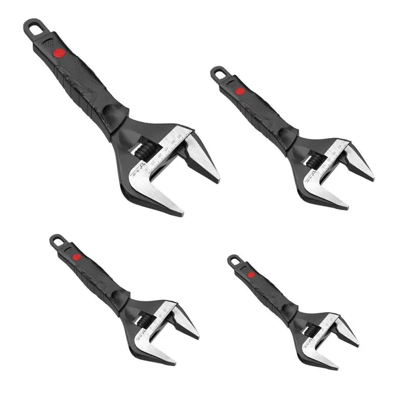 

Регулируемый гаечный ключ из нержавеющей стали универсальный гаечный ключ для ванной домашний большой открытый высококачественный инструмент для ремонта сантехники