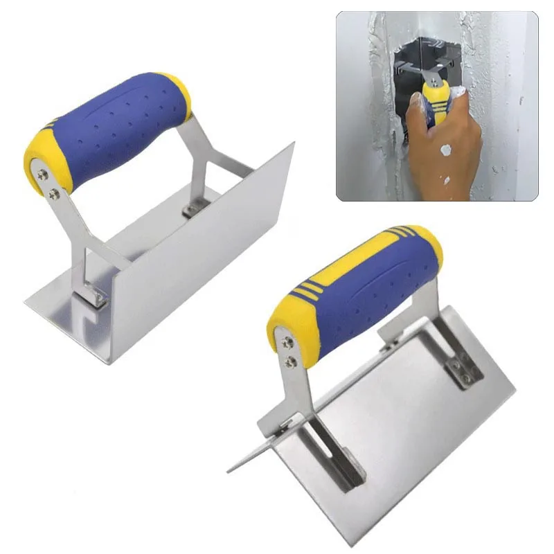 

Z50 One Piece of Inner and Outer Corner Trowel Internal and External 90 Degree Sheet Rock Stainless Steel Drywall Corner Trowel