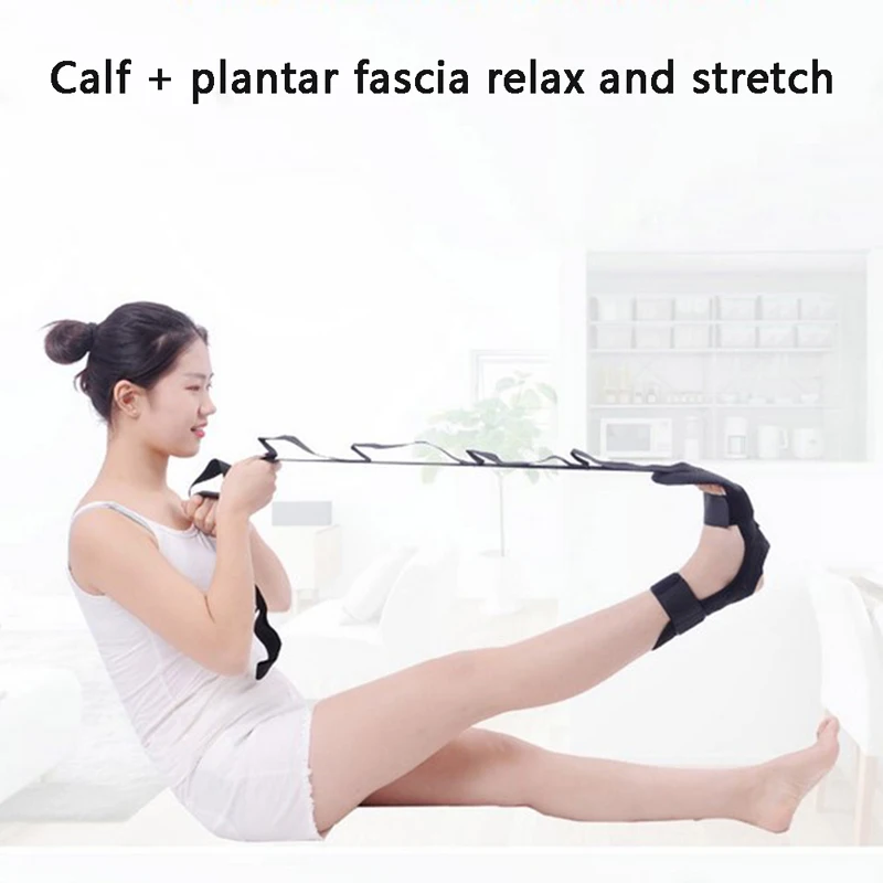 Tornozelo e perna cinto elástico para Yoga, Ligamento Drop Strap, Leg Training, Novo
