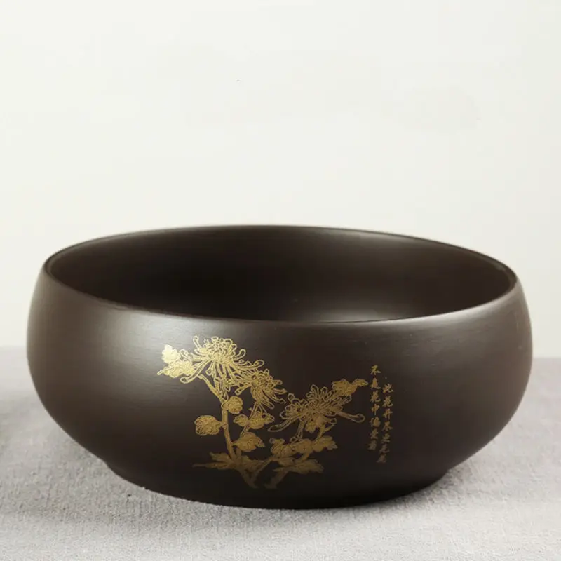 Zisha 대형 차 세척 가정용 슬래그 탱크 쿵푸 세트, 컵 용품, 세면대 작은 펜, 액세서리