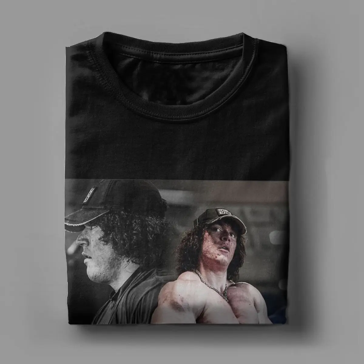 Humorous Sam Sulek Hosstile Athlete T-Shirts Men Round Collar Pure