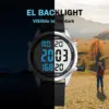 Hearkent Pedometer Watch Men/Women Outdoors Sports Watches Step Calories Counter LED Backlight for Walking Tracker No Bluetooth 3
