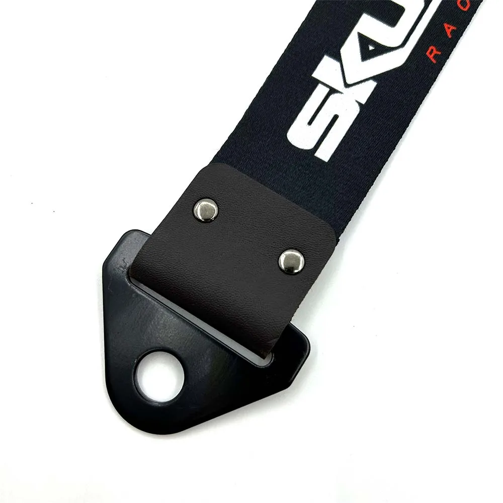 Nylon Tow Strap Car Tow Decoration Car Decoration Strap Car Tow Strap Car Accessories Strap Car Tow Hook JDM Accessories Tow Strap Belt Fashion Pendant Tow Rope Ribbon Trailer Rope Bumper Towing Strap Trailer Hook for Nos Honda Mugen