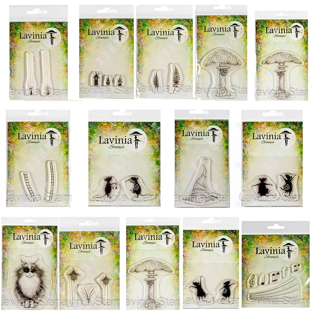 Mushroom Mouse Clear Stamps Seal DIY Scrapbooking Card Faries Rubber Stamps Making Photo Album Handmade Crafts clear stamps,clear rubber stamps