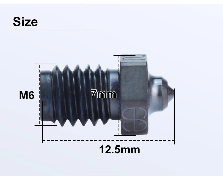 V6 Tungsten Carbide Nozzle