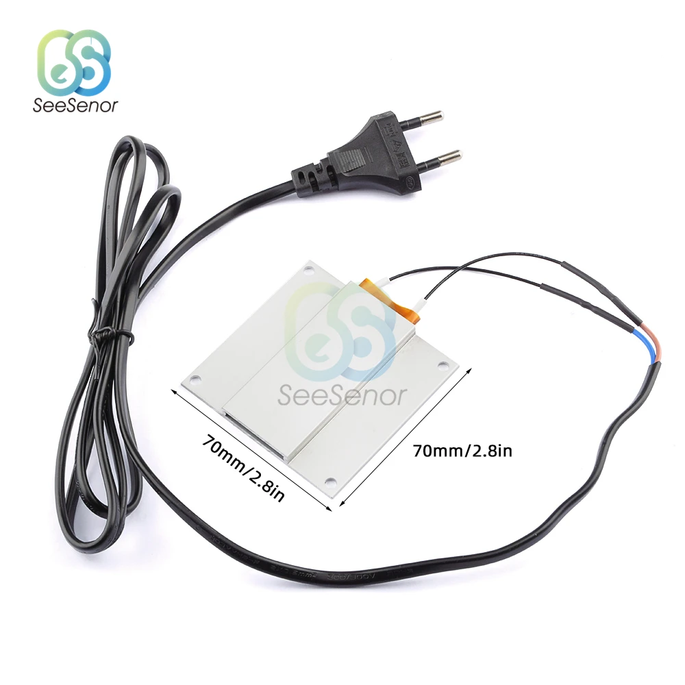 

LED Lamp Remover 70*70mm BGA Demolition Chip Welding Soldering Station Aluminum Thermostat Heating Plate 220V 300W 260 Degree