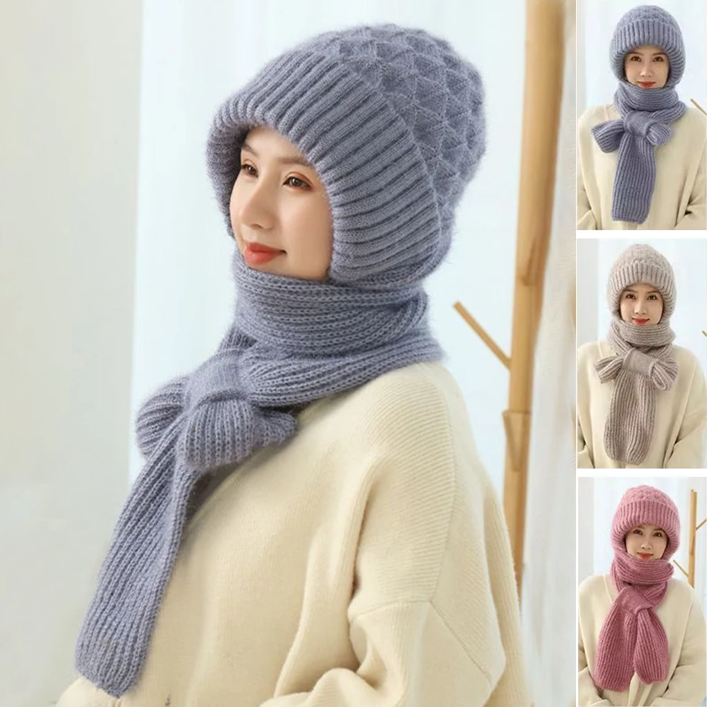 Polyester Hooded Scarves For Winter Versatile And Stylish Accessories For Every Outfit Winter Hats
